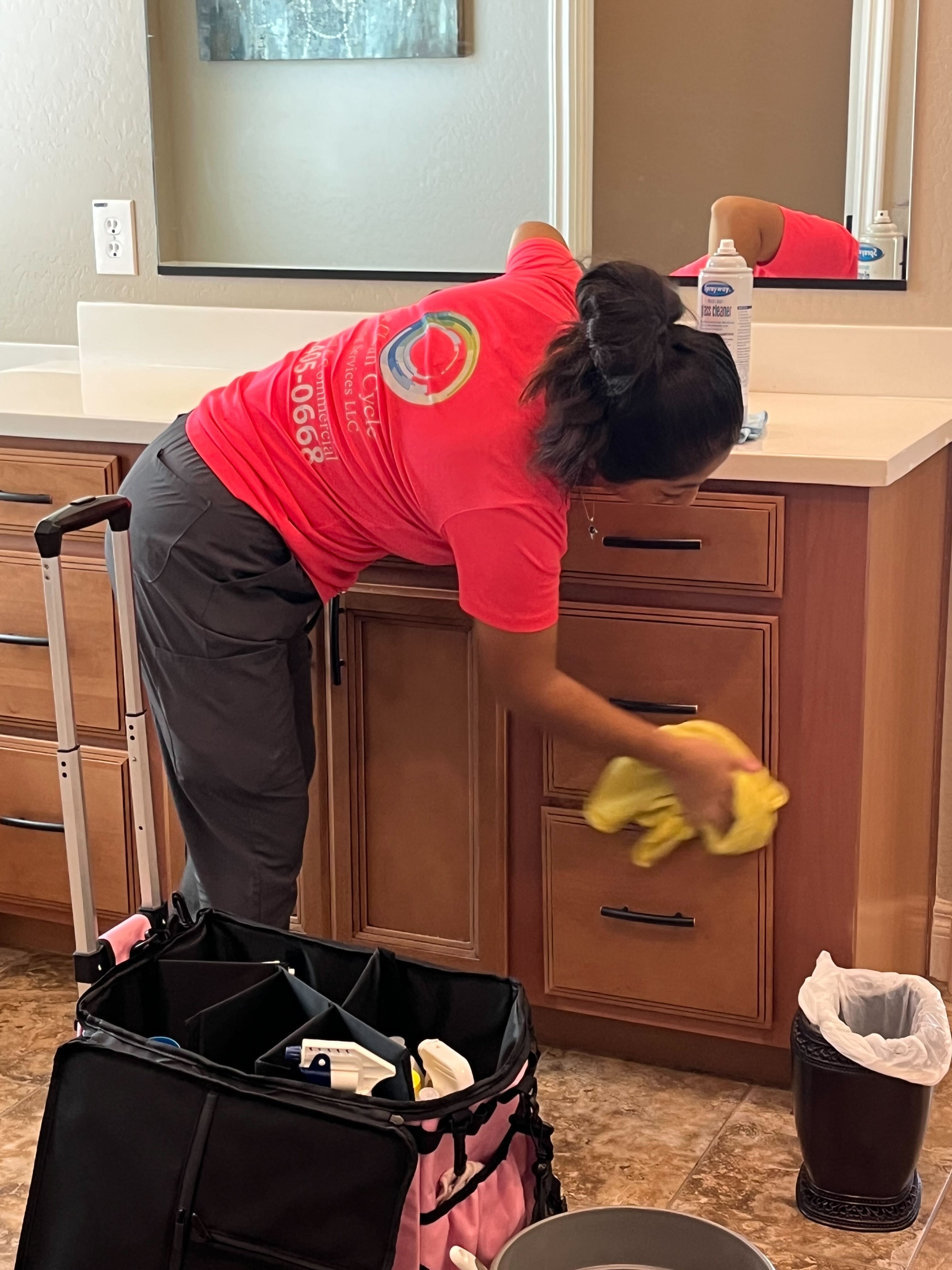 The Clean Cycle team providing fast and reliable service